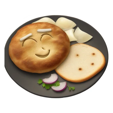 Sarajevski cevapi s kajmakom, lukom i somunom  sticker