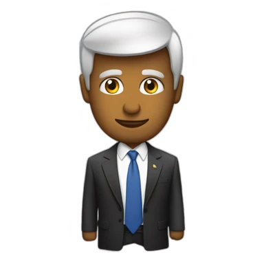 Emanuel on fusioned with Donald Trump sticker