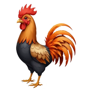 Rooster sticker