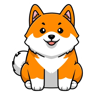 shiba inu sticker