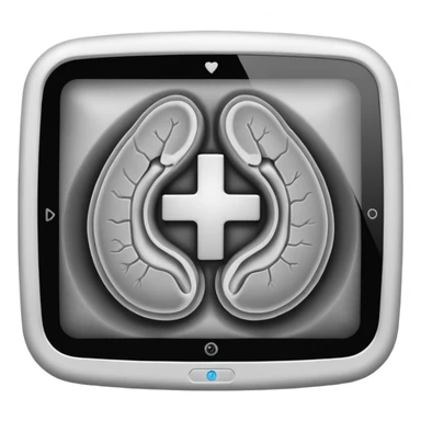 Ultrasound emoji sticker