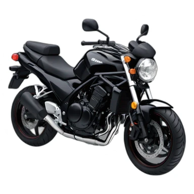a black suzuki bandit 1200 Naked 2007 sticker