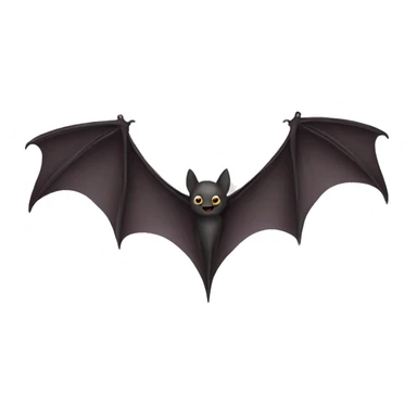 large bat wings sticker