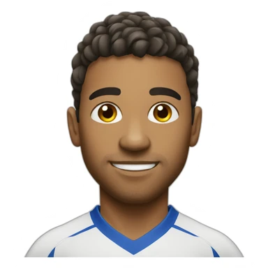 soccer player brazilian sticker