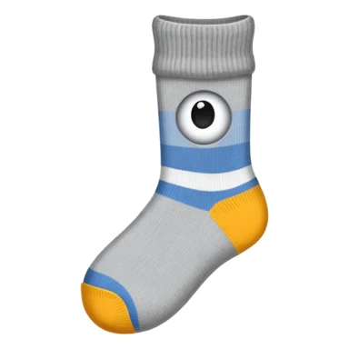 sock with a hole sticker