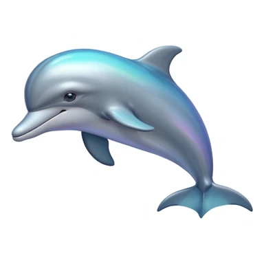 Aesthetic dolphin sticker
