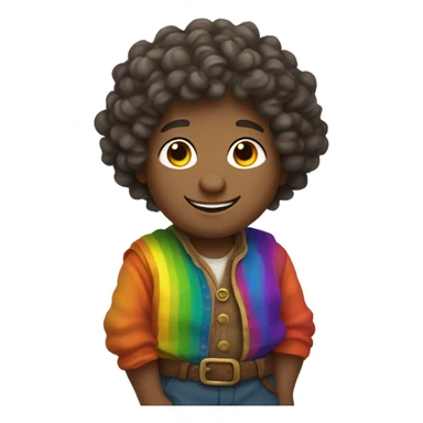 Rainbow hobbit  sticker