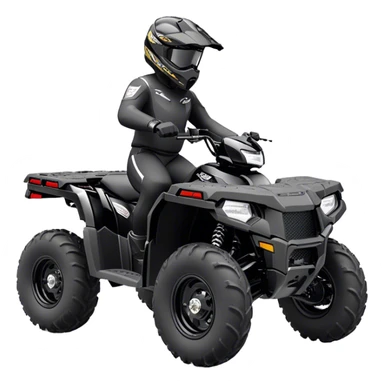 ATV - Polaris Sportsman 570 (Model Year: 2022) (Iconic colour: Black) sticker
