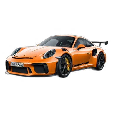 Porsche gt3rs 992 sticker