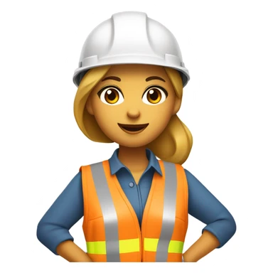 civil engineering girl sticker
