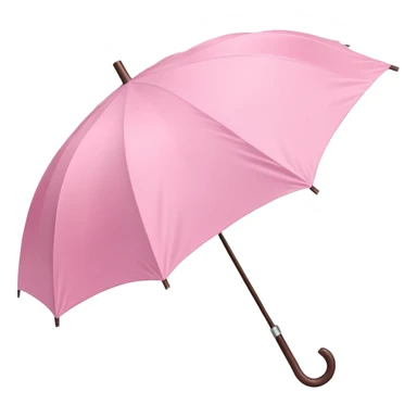 Pastel pink umbrella  sticker