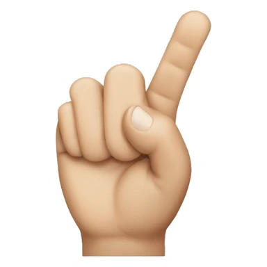 fingers pointing at yourself sticker