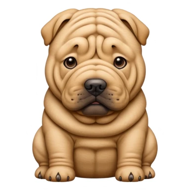 Chinese shar pei sticker