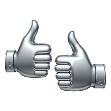 👍 and 👎 combined together sticker