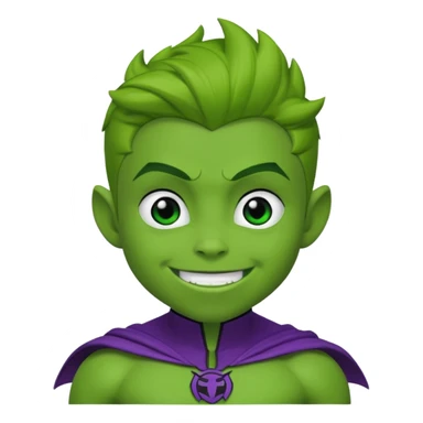 teen titans beast boy sticker