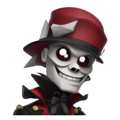 alastor from hazbin hotel sticker
