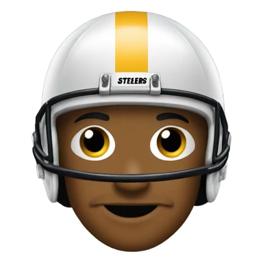 Steelers football sticker