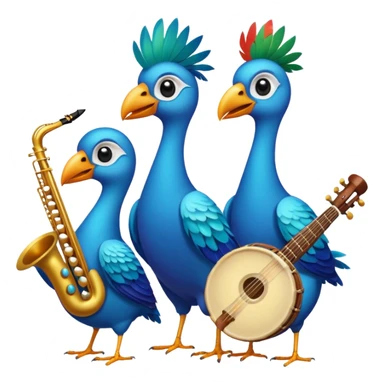 bird as Musicians sticker