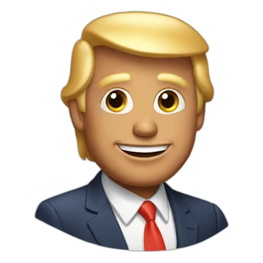 Donald Trump saying Good Morning sticker