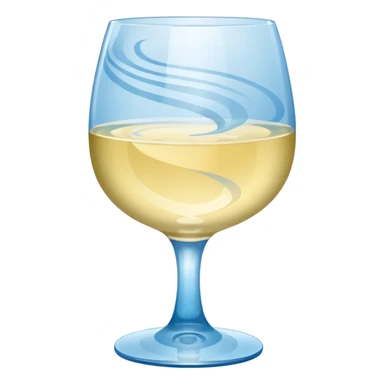 1 Baijiu cup with light blue wine sticker