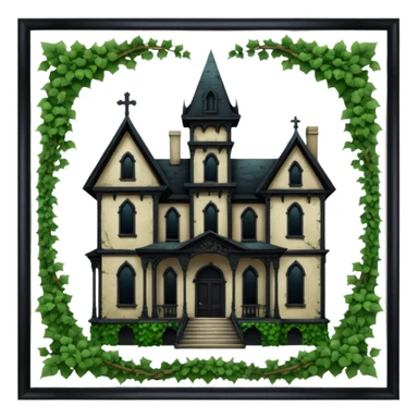 haunted mansion sticker