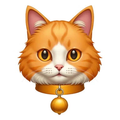 Cat with bell collar sticker