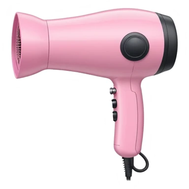 light pink hair dryer sticker