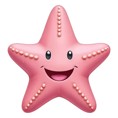 Patrick Star from SpongeBob, smiling sticker