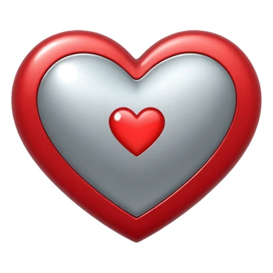 magnet and heart sticker