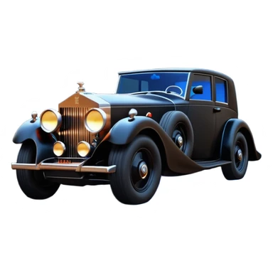  Shining Darth Vader themed 1934 Rolls Royce scary Halloween monster rc car racing dark country road blue lights  sticker
