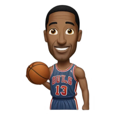 Scootie pippen sticker