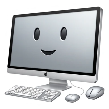 Desktop Computer emoji, similar to native Apple emoji sticker