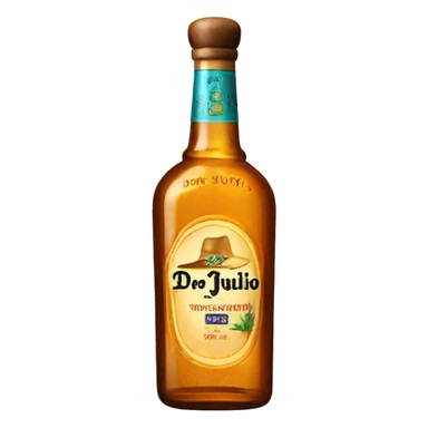 Don julio tequila bottle  sticker