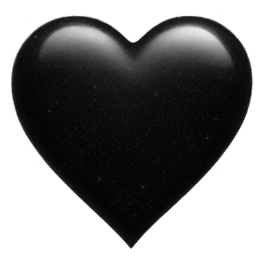 black heart with sparkles around  sticker