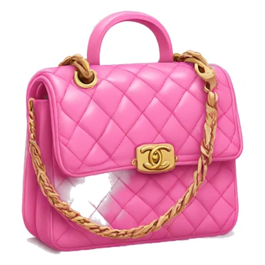 Pink purse Chanel sticker