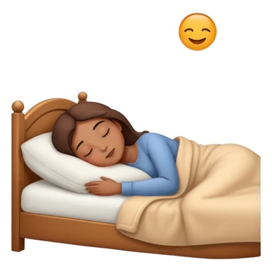 women sleeping in a cozy bed sticker