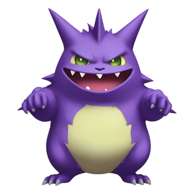  Gengar-Sableye-Genesect-Gliscor-Noibat-Fakemon Full body sticker