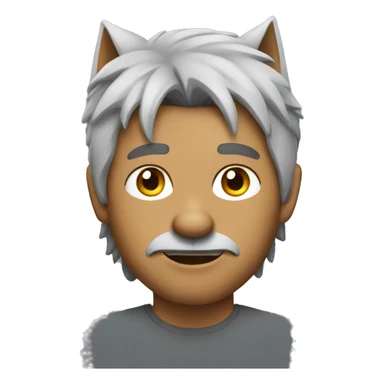 Man turning into a wolf sticker