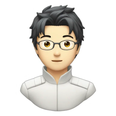 gojo satoru without blindfold sticker