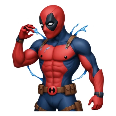 Orca deadpool sticker