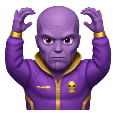 thanos from squid game sticker