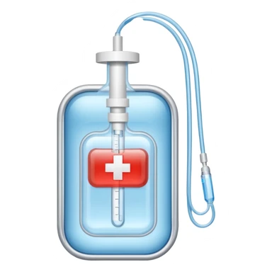 medical IV bag medication sticker