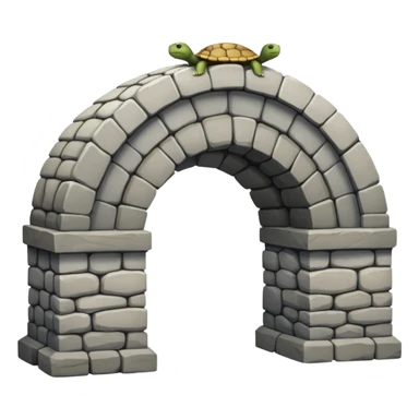 turtle back bridge sticker