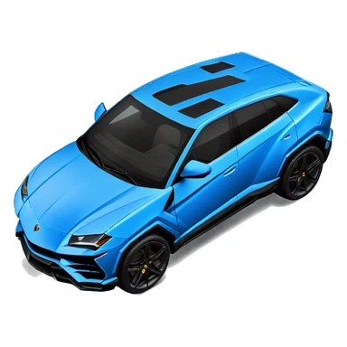 Lamborghini Urus Blue color sticker