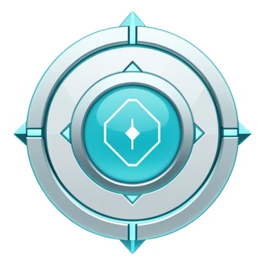  White And Cyan Cyber Aesthetic Deco sticker