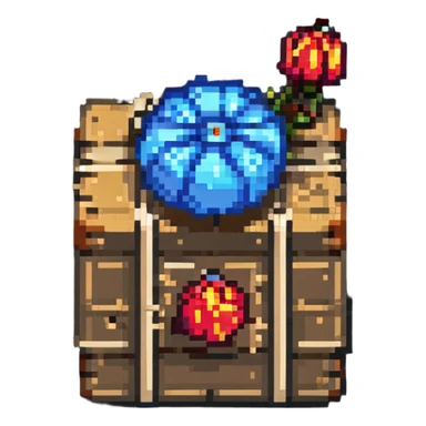 2d power up crate with bomb sticker
