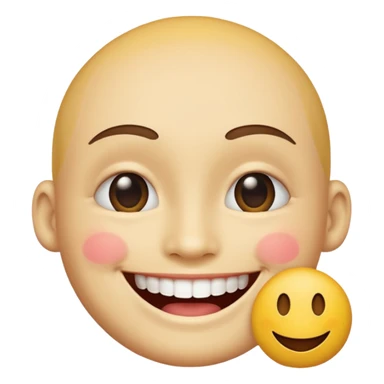 Smiley face mixed 🤗+😬 sticker