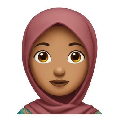 Moana wearing hijab sticker