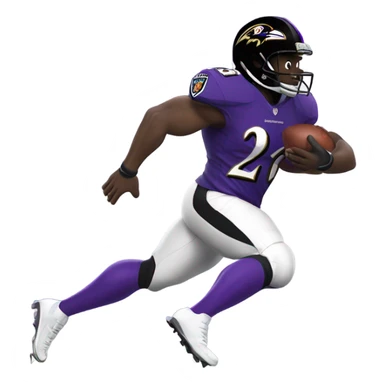 Baltimore Ravens running back  sticker