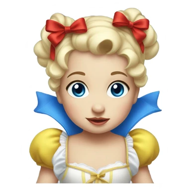Baby Blue Eyes Disney Snow White sticker